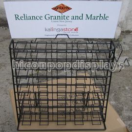 China Wire Waterfall Tile Display Racks Table Top Presentation Decorators supplier