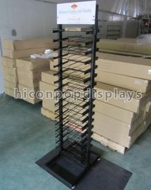 China Flooring Stone Tile Display Racks / Black Store Display Racks supplier
