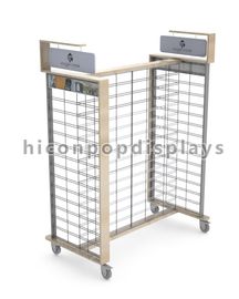 China Gridwall Flooring Display Stands Travel Outfitter Promotion Display supplier