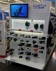 China Metal POP Retail Merchandising Displays Free Standing Custom Retail Displays With LCD supplier