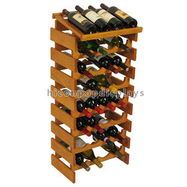 China Custom Wine Display Stand Wine Shop Retail Advertising Wood Floor Wine Rack supplier