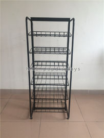 China High End Clothing Store Fixtures 5 Shelves Double Sided Display Stand For Caps supplier