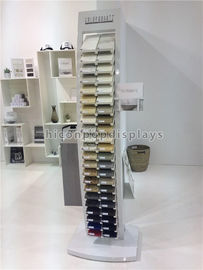 China 44 Pieces Square Quartz Tile Display Racks / Tile Show Stand For Stone Products supplier