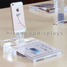 China Mobile Shop Clear Acrylic Display Rack Countertop For Smartphones Advertising supplier