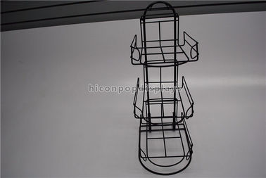 China 3 Tier Detachable Table Top Metal Display Racks For Sports Products Hat Cap Retail supplier