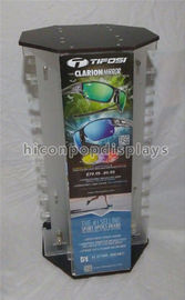 China Optical Shop Advertising Rotating Sunglass Display Rack Countertop Holds 40 Pairs supplier
