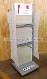 China Double Sided Retail Display Fixtures Metal Clothing Shops Display Stands supplier