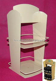China 2-Layer Stationery Metal Display Racks Powder Coated For Shops / Supermarkets supplier