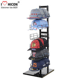 China Sportswear Products Store  6 - Layer Retail Display Fixtures Counter Top For Hat / Cap supplier