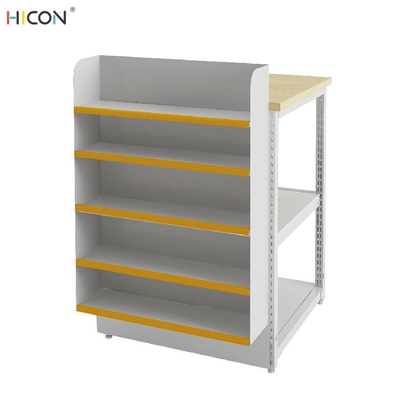 China Combined White Metal Store Checkout Counter for Shopping supplier