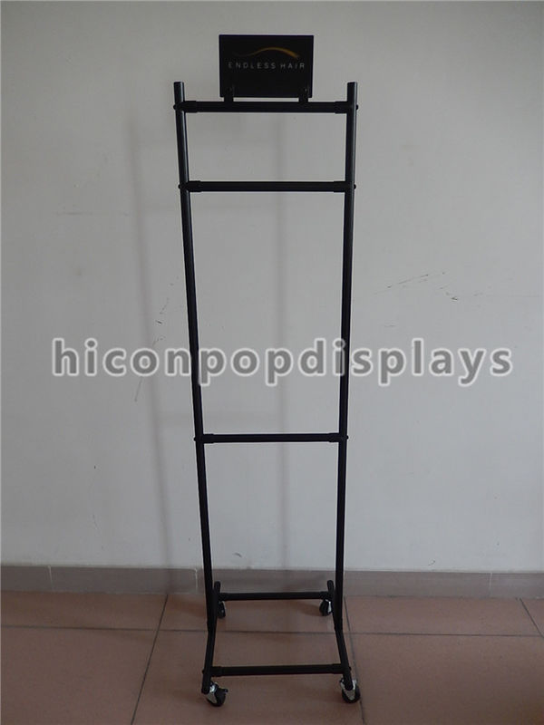 Salon Hair Extension Retail Store Displays Metal Beauty Supply