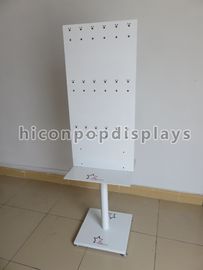 Jewelry Revolving Display Stand With Hooks , Peg Hook Display Rack supplier