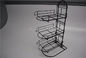 3 Tier Detachable Table Top Metal Display Racks For Sports Products Hat Cap Retail supplier