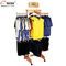 Wooden Retail Clothing Store Fixtures Grid Wall Panel Display With Hooks supplier