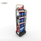 Customized Black Metal Pegboard Battery Display Stand with Hooks supplier