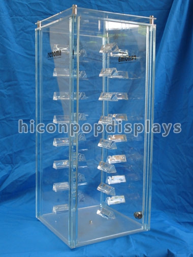Tobacco Custom Acrylic Display Case Transparent Waterproof OEM Service