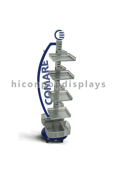 Turntable Gridwall Retail Spinner Displays / Gridwall Spinner Display