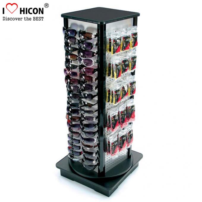 Decoration Rotating Eyeglass Display Stand / Floor Spinner Display Rack