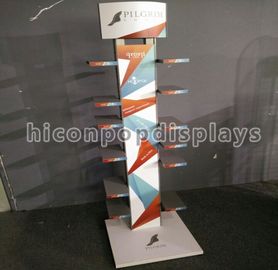 China Shoes Metal Display Racks And Stands Double Sided With 6 Layers supplier