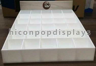 China Counter Top Acrylic Tile Display Stands 3'' x 2.4'' For Ceramic Tiles supplier