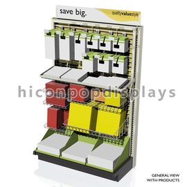 China Gridwall POP Merchandise Displays Double Sided Floor Standing supplier