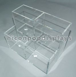 China Counter Top Clear Acrylic Makeup Organizer Merchandise Recyclable supplier