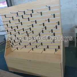 China Painting Wooden Display Racks , Wall Mounted Display Shelves supplier