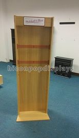 China Caps Wooden Display Racks High End Store Fixtures With Wire Holder supplier