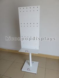 China Jewelry Revolving Display Stand With Hooks , Peg Hook Display Rack supplier