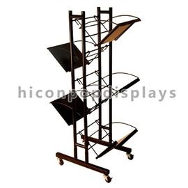 China Visual Merchandise Wine Display Stand Movable For Liquor Bottles supplier