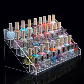 China Pure Acrylic Nail Polish Counter Display Racks For Makeup Store Promotional supplier