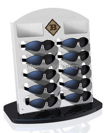 China Custom Counter Top Display Rack , Eyewear Shop Metal Glasses Display Rack supplier