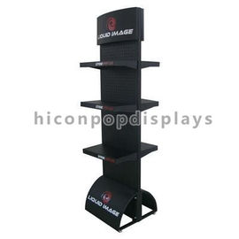China Custom Commercial Metal Display Racks Free Standing Tool Display Rack Design Free supplier