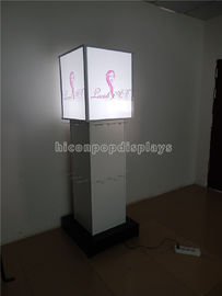 China 4 - Way Retail Accessories Display Lighting Hair Extension Display Stand Freestanding supplier