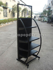 China Commercial Metal Retail Store Displays Fixtures Floor Standing For Engine Oil Display supplier
