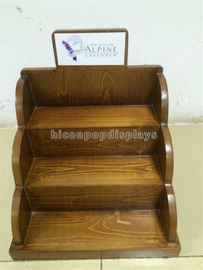 China Wood Cosmetic Display Stand for E - Liquid Juice Bottles / Essential Oil supplier
