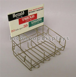 China Retail Store Custom Metal Display Racks Tinned Vintage Tobacco Display Rack supplier