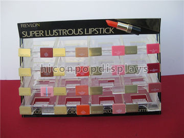 China Acrylic Cosmetic Display Stand Custom Colorful Lip Balm Display Stand Tabletop supplier