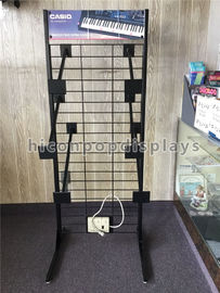 China Metal Flooring Display Stands Custom Keyboard Display Rack For Advertising supplier