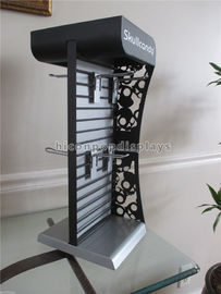 China Metal Slatwall Display Stands Countertop Headphone Display Stand With Metal Hooks supplier