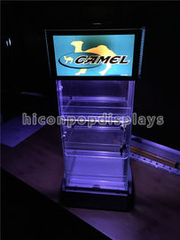 China Led Lighting Commercial Tobacco Cigarette Display Showcase For Merchandising supplier