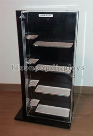China Retail Shop Clothing Store Fixtures Brand Name Shoes Display Cabinet With 4 Shelves supplier