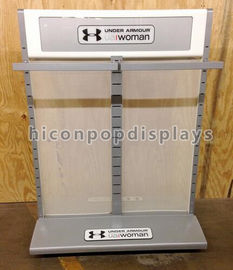China Double Sided Metal Display Stand High End Clothing Rack Display Furniture supplier