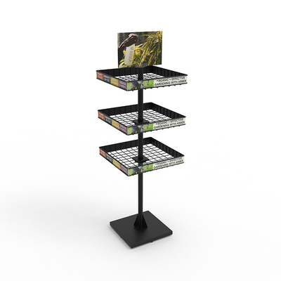 China Cat Dog Products Pet Store Fixture Custom 3 Tier Pet Ingredients Display supplier