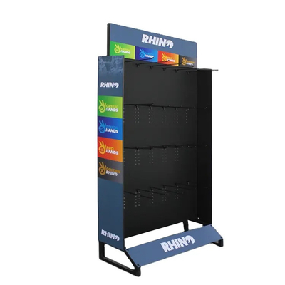 China Durable Metal Display Racks Retail Store Brand Logo Display Solution supplier