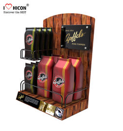 China Lure Clients Counter Display Racks Coffee Bag Promotional Retail Food Display Countertop supplier