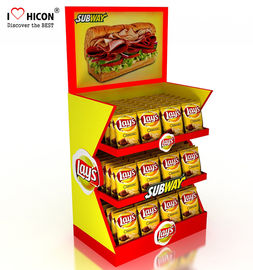 China Make Impression Retail Store Fixtures Delicious Snacks Potato Chips Counter Display Rack supplier