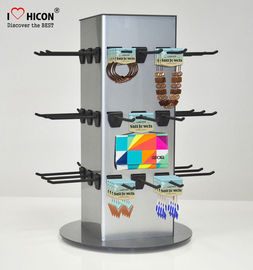 China Counter Top Accessories Display Stand Metal 4 - Way Hanging Jewelry Display Fixtures supplier
