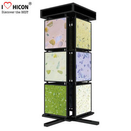 China Metal Mosaic Ceramic Tile Displays For Showrooms , 4 Sided Display Stand supplier