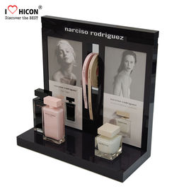 China Get Attention Acrylic Custom Cosmetic Display Stand Low MOQ For Beauty Store supplier